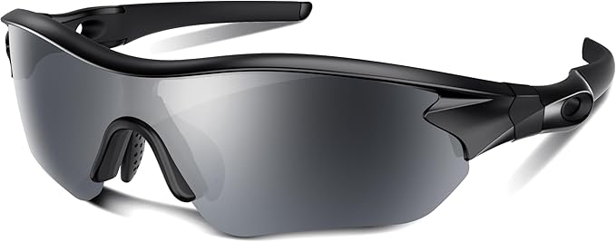 Polarized Sports Sunglasses for Men Women Youth Baseball Running Fishing Tennis Golf Cycling Driving Motor TAC UV400 TR90