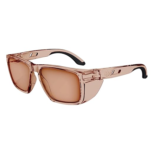 Ergodyne Skullerz SIXTEN Safety Glasses with Side Shields, Anti Fog + Anti Scratch, ANSI z87.1 with Protective Microfiber Eyewear Cleaning & Storage Bag