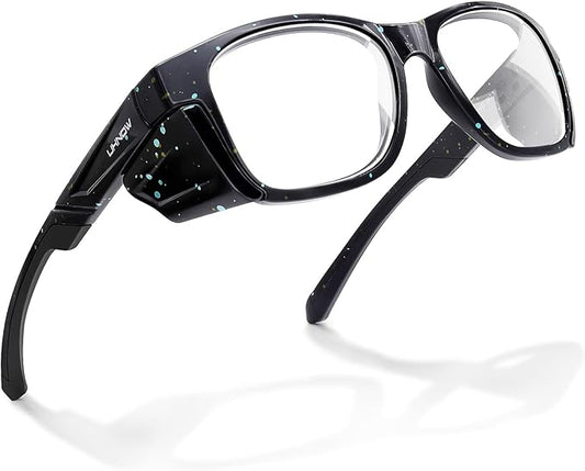 UKNOW Safety Glasses - Anti Fog Lenses - Eye Protection with Side Shields - ANSI Z87.1 Protective Eyewear - UV Protection
