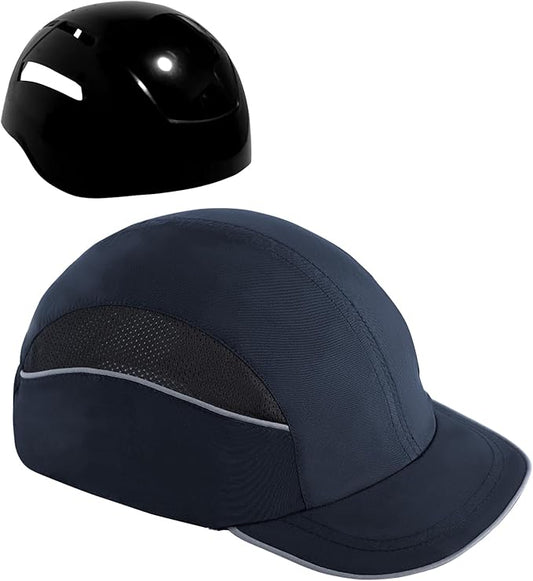 Lightweight Hard Hat Safety Bump Cap Safety Hard Hat Head Protection Cap Breathable Baseball Hat Style Comfortable Head Protection Hat for Work