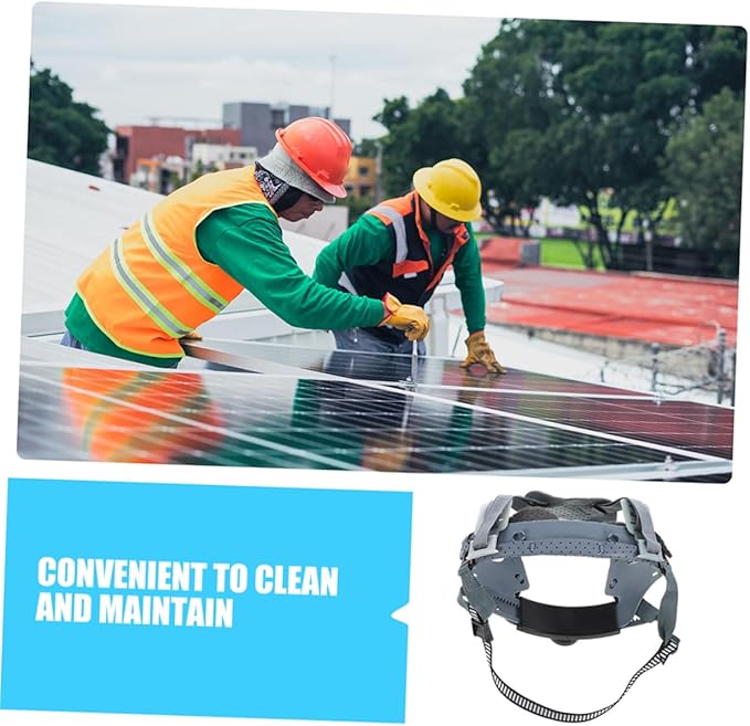 Gatuida 2Pcs Hard Hat Suspension Replacement Liner Adjustable Helmet Insert for Enhanced Safety and Breathable Comfort Easy to Clean Soft Sponge Material for Use