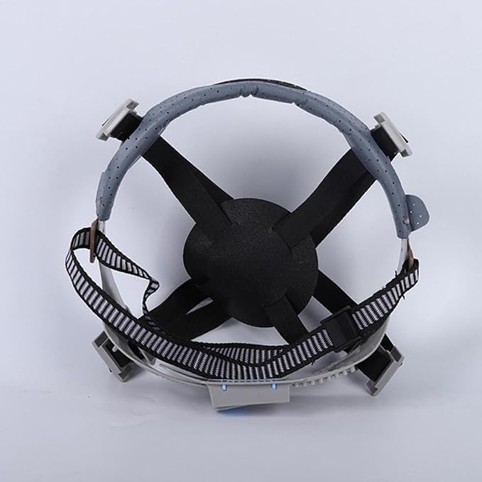 4 Point Attachment Hard Hat Replacement Ratchet Suspension Construction Hard Hat Liner Adjustable Universal Accessories Bump Cap Insert, Replaceable Helmet Accessory, Push Adjustment