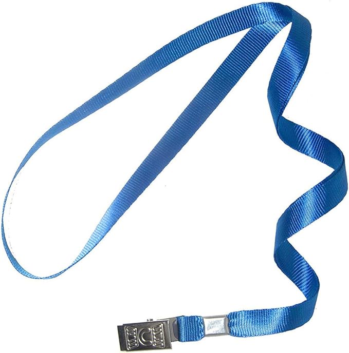 Bird Fiy Black Lanyards 100 Pack 34" Premium Lanyard Bulldog Clips Bulk Nylon Flat Lanyard with Badge Clip