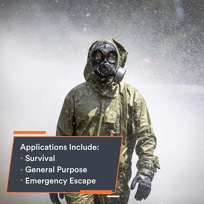 MIRA SAFETY M Full Face Respirator Mask - CBRN Gas Mask, Chemical Respirator CM-7M (Small)