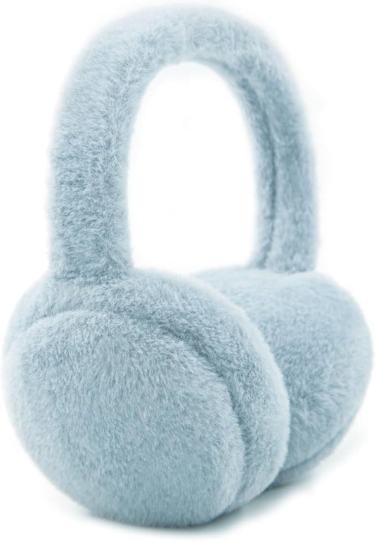 Kids Winter Earmuffs Baby Warm Ear Muff Girls Cute Furry Ear Warmers Boys Foldable Ear Covers for Cold Weather