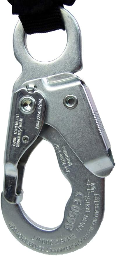 Frontline RPA061S 6' Aramid Web Single Leg SRL with Steel Snap Hook | Lightweight, Durable & Compact | 310 lbs Capacity | Aramid Fiber Webbing | ANSI & OSHA Compliant | ISO Lab Tested
