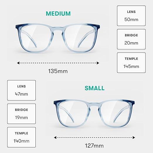 Stoggles Square Z87.1 Certified Polycarbonate Safety Glasses, Scratch & Shatter-Proof, Blue-Light & UV Blocking Lens, Top & Side Shields, Anti-Fog Dip Coated, Durable, Protective & Stylish Eyewear
