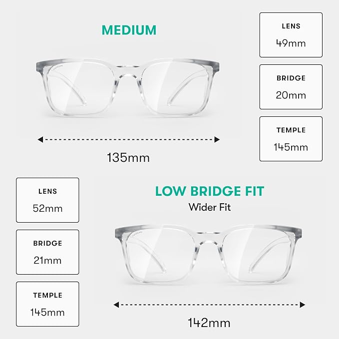 Stoggles Rectangle Z87.1 Certified Safety Glasses, Blue-Light, UV Blocking Lens, Top & Side Shield, Anti-Fog, Stylish Eyewear