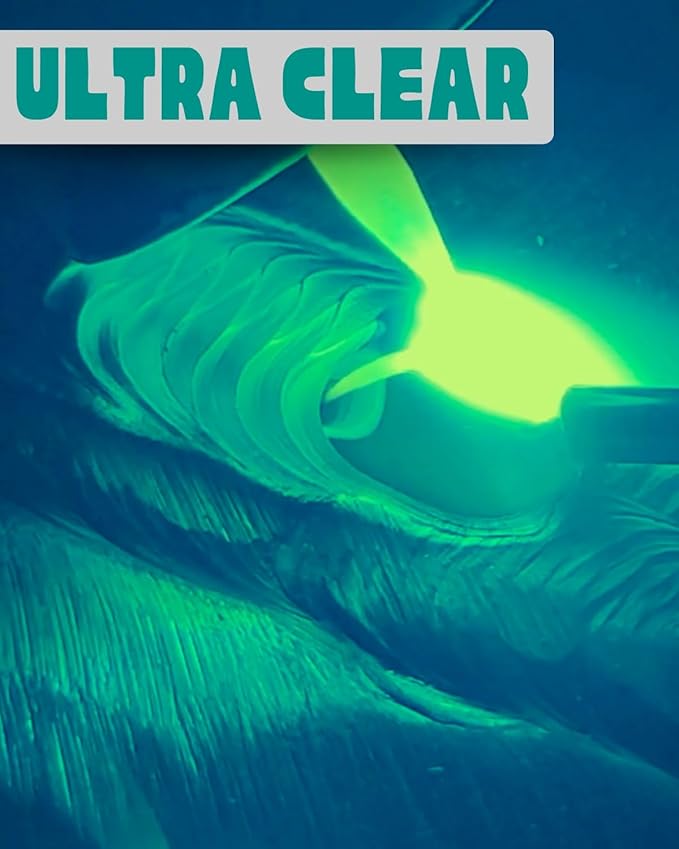The King | Shade 12 Gold Welding Lens 2x4 1/4 | Aqua Colored Glass Welding Lens | Shade 12 Welding Lens 2x4 1/4, Perfect Size For a Sugar Scoop Welding Hood, or Pancake Welding Hood | Ridge Products
