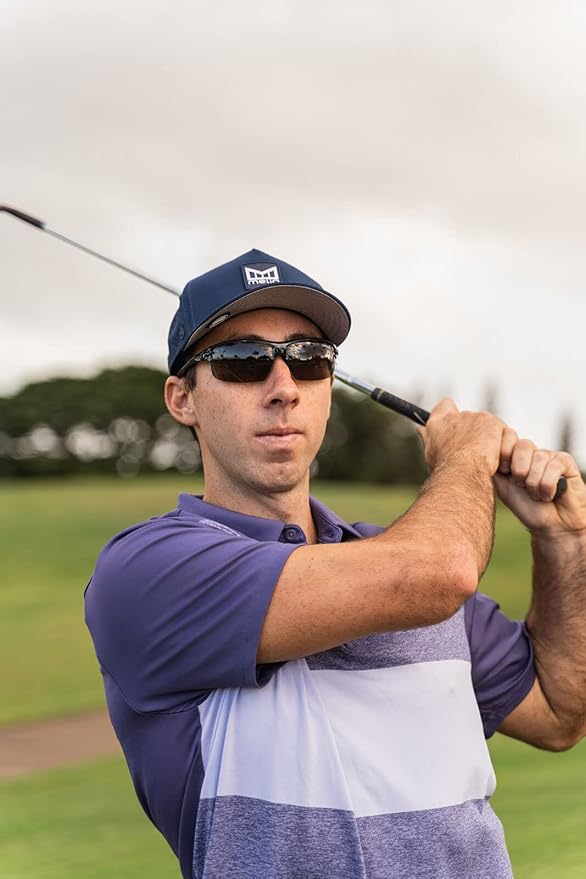 Rivet Sport Sunglasses, Ideal For Cycling, Golf, Pickleball, Running And Tennis
