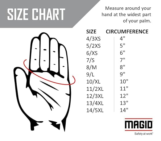 MAGID Roadmaster 5407 Goatskin Leather TIG Welding Glove - 10/XL (48 PR)