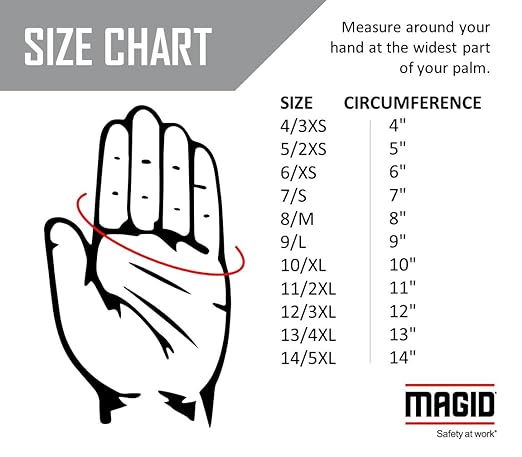 MAGID Roadmaster 5407 Goatskin Leather TIG Welding Glove - 11/2XL (48 PR)