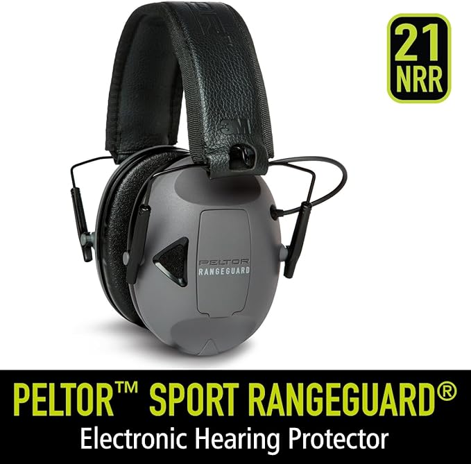 Peltor™ Sport RangeGuard™ Earmuff, , 1/CV, Gray