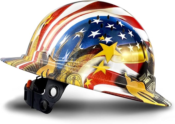 SBD-G1C Construction Full Brim Safety Helmet HDPE Hard Hat Vented Hardhats Sunshade Carbon Fiber Pattern Industrial Work Certified ANSI/ISEA Z89.1