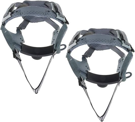 HEALLILY 2pcs Safety Helmet Chin Strap Pad Replacement Liner for Hard Hat Breathable Comfortable Suspension System for Construction Safety Helmet