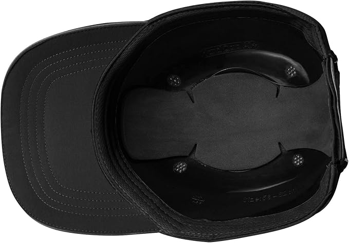 Lightweight Safety Bump Cap - Breathable Baseball Style Protective Hat with Reflective Stripes