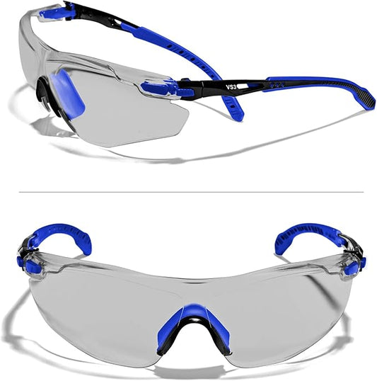 OPTIFENSE™ VS3 Anti Fog, Premium CLEAR/TINTED Safety Glasses, ANSI Z87+ (Click for frame/lens option)