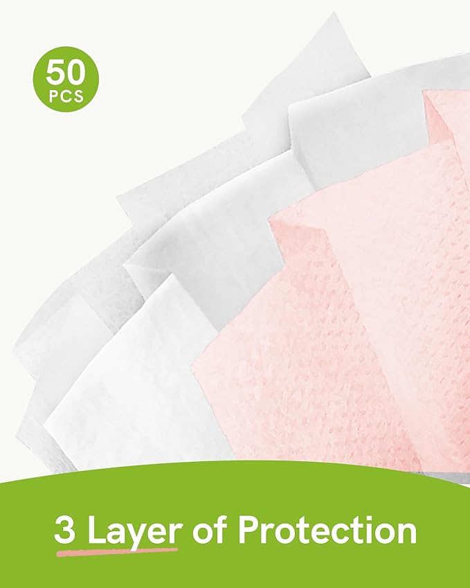 FriCARE Disposable Face Masks, 3-Ply ASTM Level 3 Medical Grade, FSA/HSA Eligible, Breathable & Comfortable for Allergy/Sun Protection, 50 Pack Starry Ballet
