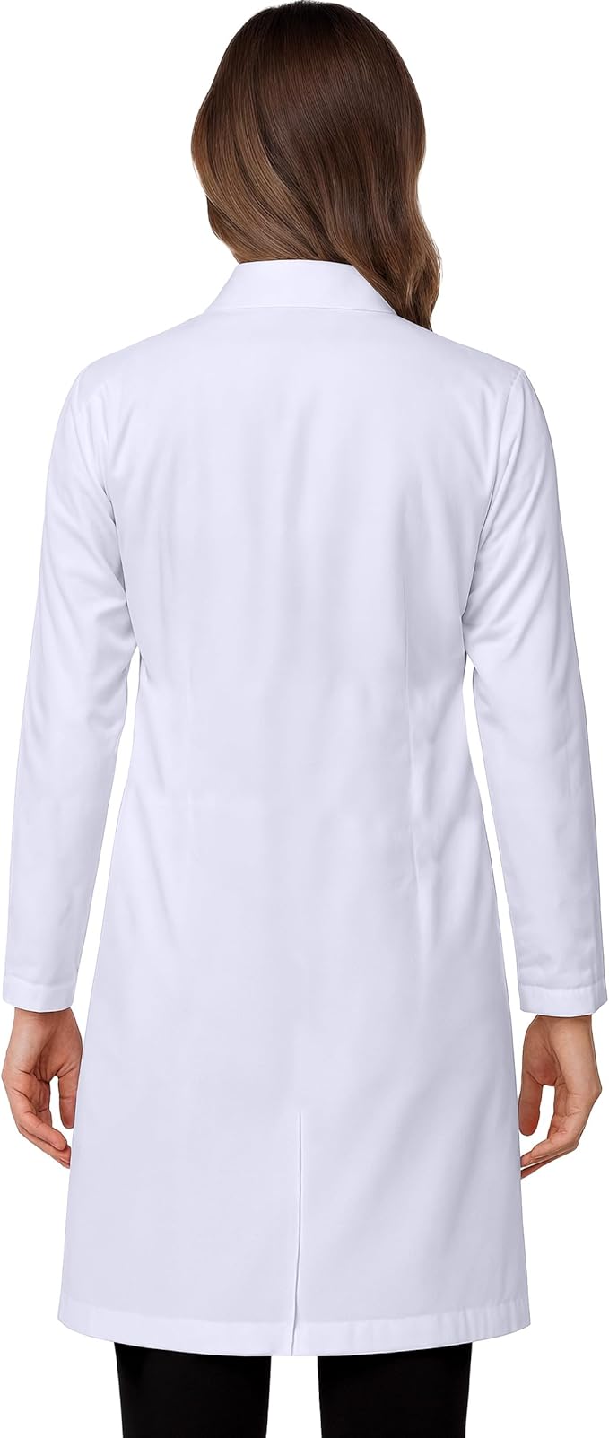 NY Threads Professional Lab Coat for Women, Long Sleeve Medical Coat