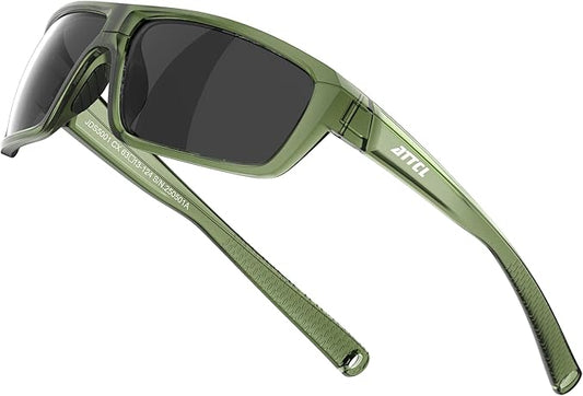 ATTCL Polarized Wrap Fishing Sunglasses Men - Driving Sports Glasses UV Protection
