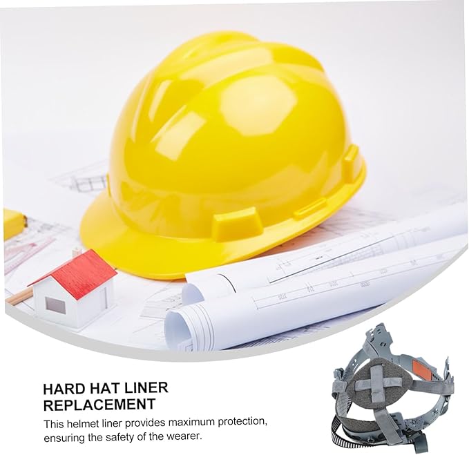 Helmet Replacement Suspension Liner for Hard Hats Breathable Point Design for Comfort and Protection Cloth Sponge and Materials for Use