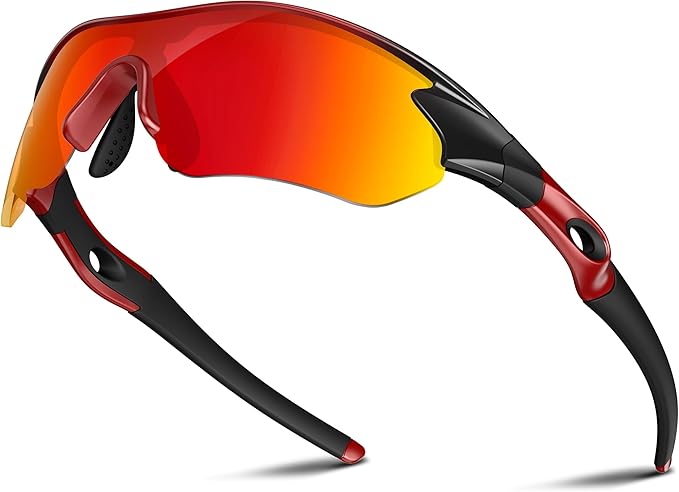 Polarized Sports Sunglasses for Men Women Youth Baseball Running Fishing Tennis Golf Cycling Driving Motor TAC UV400 TR90