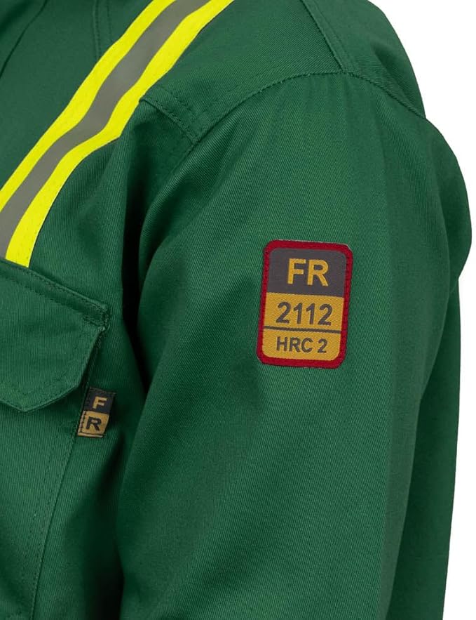 Flame Resistant FR High Visibility Hi Vis Shirt - 88% C/12% N - 7oz