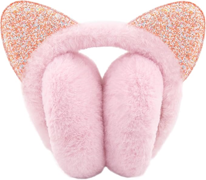 XIAOHAWANG Winter Earmuffs for Kids Girl Warm Ear Muffs Baby Boy Plush Padded Ear Warmer
