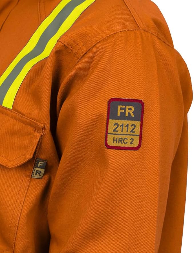 Flame Resistant FR High Visibility Hi Vis Shirt - 88% C/12% N - 7oz