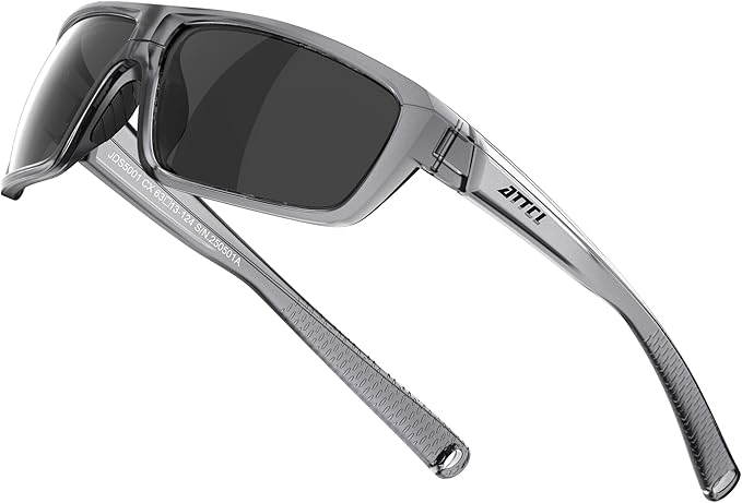 ATTCL Polarized Wrap Fishing Sunglasses Men - Driving Sports Glasses UV Protection