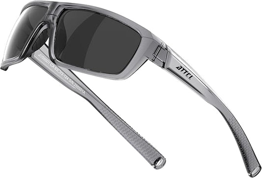 ATTCL Polarized Wrap Fishing Sunglasses Men - Driving Sports Glasses UV Protection