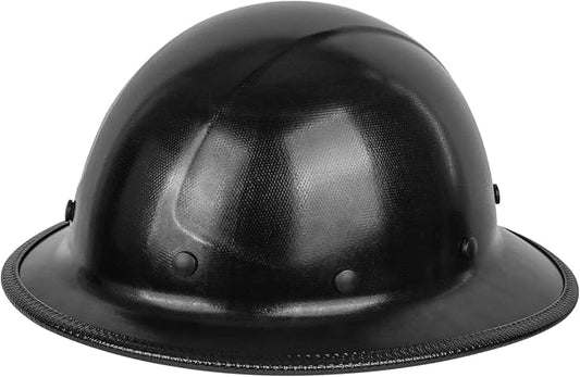 GREEN DEVIL Fiberglass Full Brim Hard Hat OSHA & ANSI Rated Fiber Hardhat for Men with Brim Guard