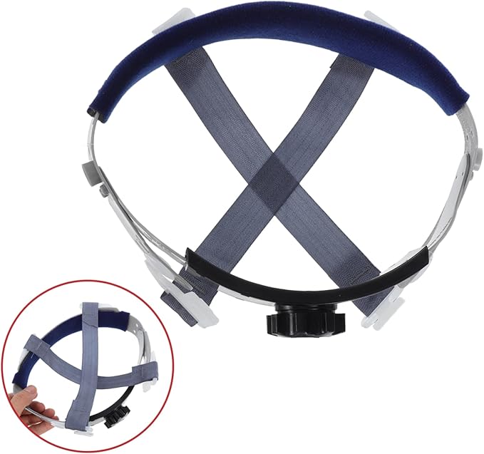 Adjustable Helmet Suspension Liner Point Hard Hat Insert Replacement for Enhanced Stability and Impact Distribution Fit for Construction Sites