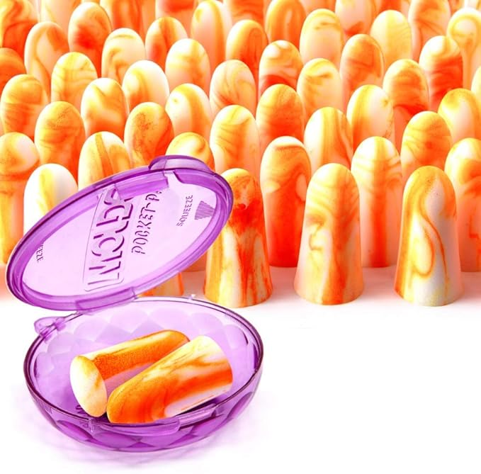 MOLDEX Soft Foam Earplugs 100 Pairs Softies® Ear Plugs for Sleeping, Snoring, Work, Travel, Shooting -33dB Highest NRR Made in USA