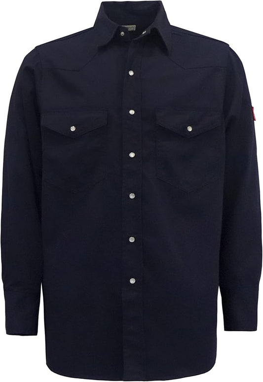 TICOMELA FR Shirts for Men Flame Resistant/Fire Retardant Shirt NFPA2112 7.5oz Men's Welding Shirt
