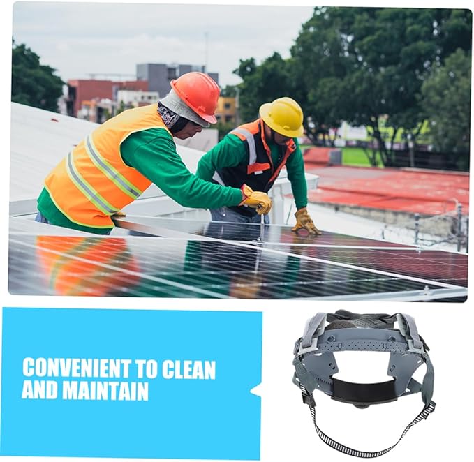 2-Pack Adjustable Hard Hat Liner Replacement Safety Helmet Suspension Foam Insert for Comfort and Support for Construction and Industrial Use
