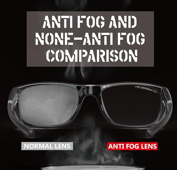 HTS TR90NZZ Safety Glasses Small Size with Side Shields ANSI Z87 Optical Eyeglass prescription Frame Scratch Fog Resistant
