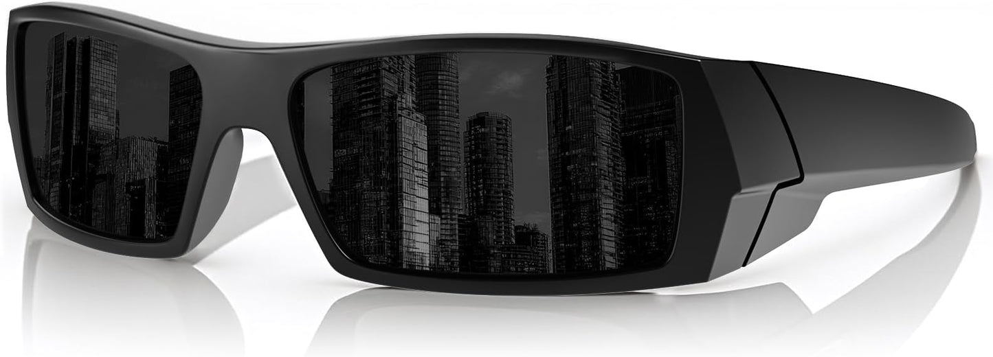 WISTON Z87 Sunglasses Wrap Around Sunglasses for Men Rectangular Safety Glasses UV400 for Sport Working 8231