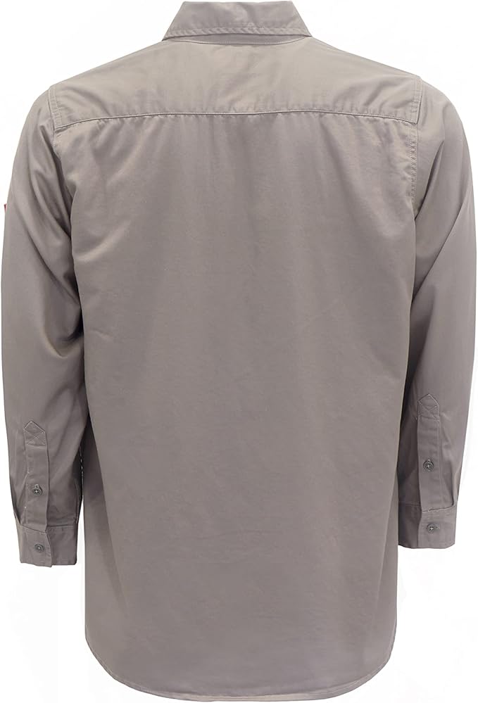 TICOMELA FR Shirts for Men Flame Resistant/Fire Retardant Shirt NFPA2112 7.5oz Men's Welding Shirt