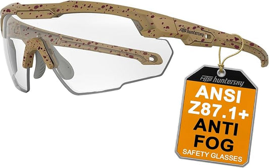 Shooting Safety Glasses for Men Airsoft Hunting Riding Anti-Fog Military Grade Ballistic Tactical Eye Pro Range