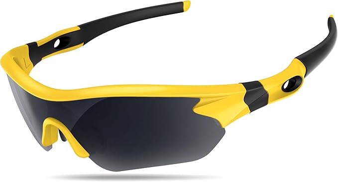 Polarized Sports Sunglasses for Men Women Youth Baseball Running Fishing Tennis Golf Cycling Driving Motor TAC UV400 TR90