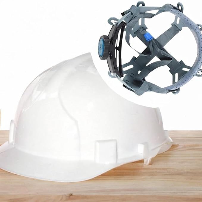MYCENSE 8 Point Hard Hat Replacement Suspension Replace Part Adjustable Attachment Construction Hard Hat Liner Bump Cap Insert, Knob Adjustment