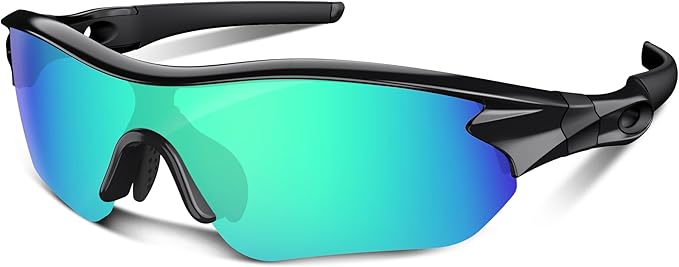 Polarized Sports Sunglasses for Men Women Youth Baseball Running Fishing Tennis Golf Cycling Driving Motor TAC UV400 TR90