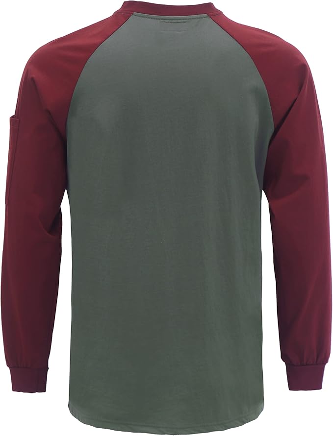 Titicaca FR Shirts for Men 5.5OZ Light Weight for Summer Flame Resistant Henley Shirts