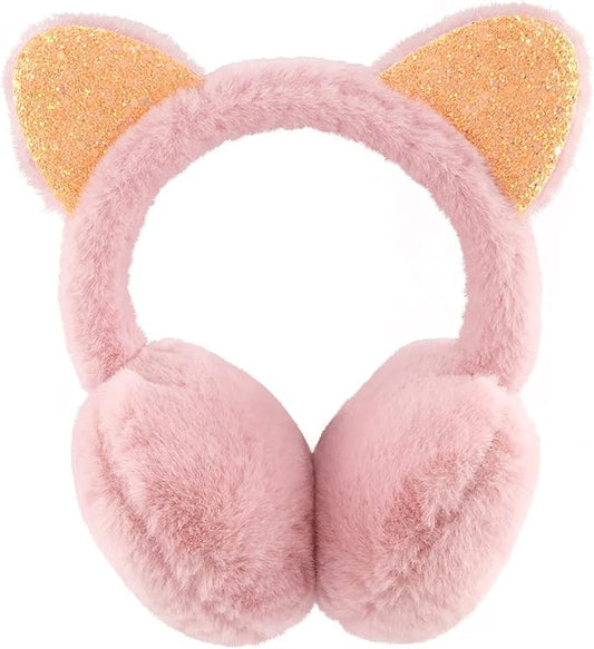 XIAOHAWANG Winter Earmuffs for Kids Girl Warm Ear Muffs Baby Boy Plush Padded Ear Warmer