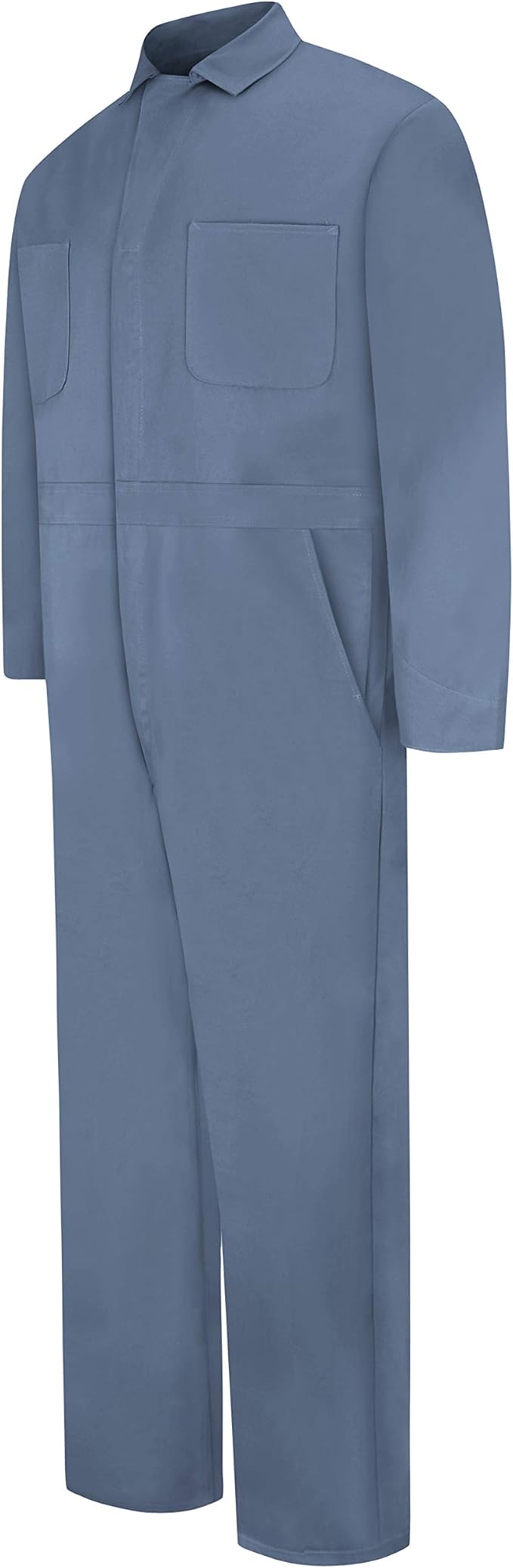 Red Kap Men's Snap Front Cotton Coverall, Oversized Fit, Long Sleeve