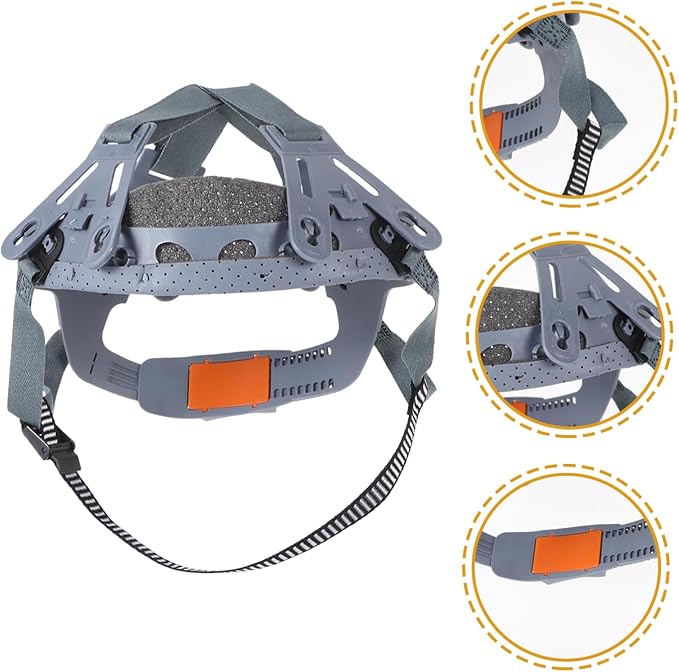 ABOOFAN Hard Hat Liner Replacement Fiberglass Suspension Insert for Safety Helmets Moisture Wicking and Comfortable Hardhat Accessories for Men