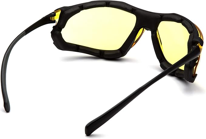 Pyramex Proximity Safety Glasses Eye Protection, Amber H2X Anti-Fog