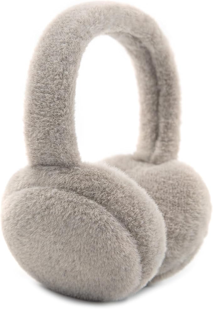 Kids Winter Earmuffs Baby Warm Ear Muff Girls Cute Furry Ear Warmers Boys Foldable Ear Covers for Cold Weather