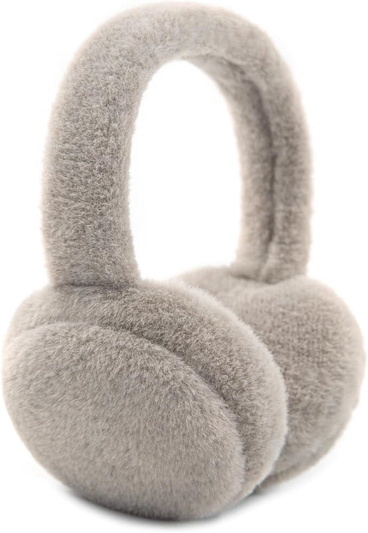 Kids Winter Earmuffs Baby Warm Ear Muff Girls Cute Furry Ear Warmers Boys Foldable Ear Covers for Cold Weather